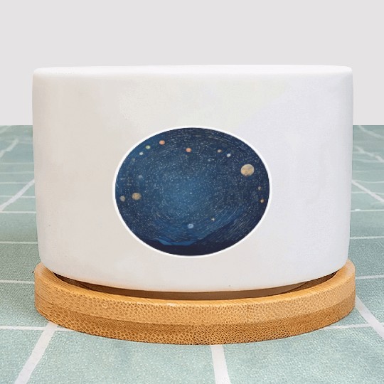 A Starry Night Plant Pots