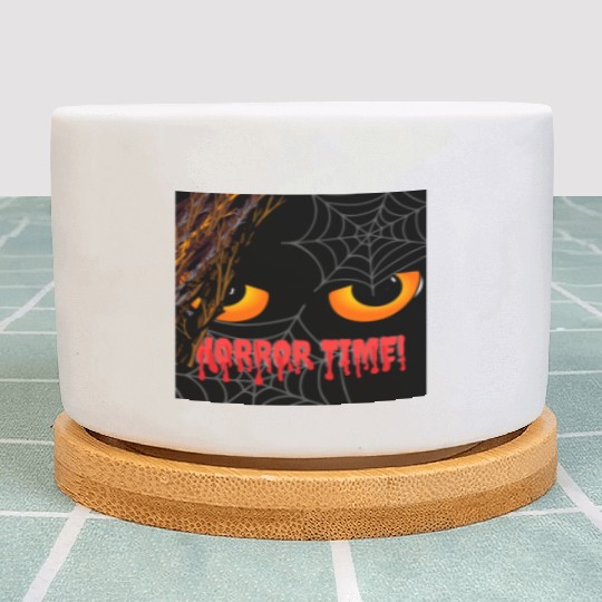 horror time Plant Pots
