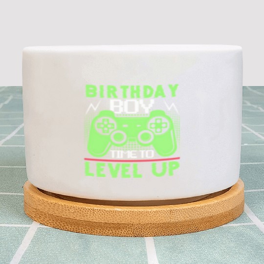 Timet O Level Up Gaming Quotes Plant Pots