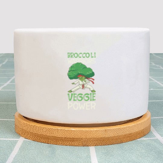 Broccoli Martial Arts Karate MMA Boxing Kicks Plant Pots