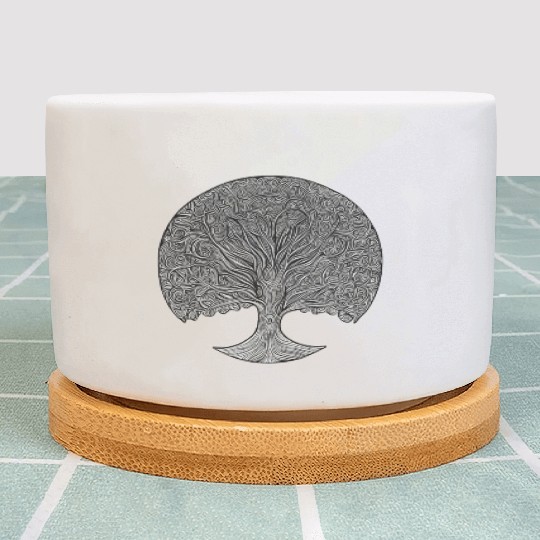 Tree: detailed, relaxing, & positive Plant Pots