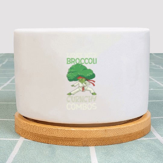 Broccoli Martial Arts Karate MMA Boxing Kicks Plant Pots