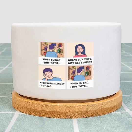 Father’s Day Comic Design Plant Pots