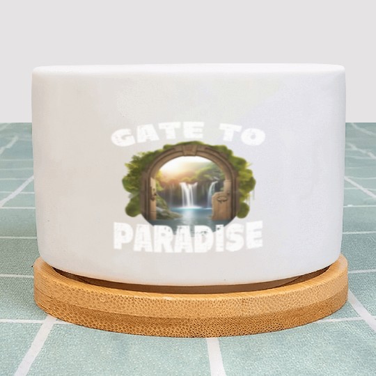 Gate To Paradise Waterfall Door Paradise Dreaming Plant Pots