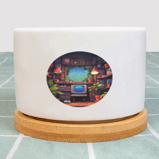 Pixelated Nostalgia: Embrace Retro Gaming Fun Plant Pots