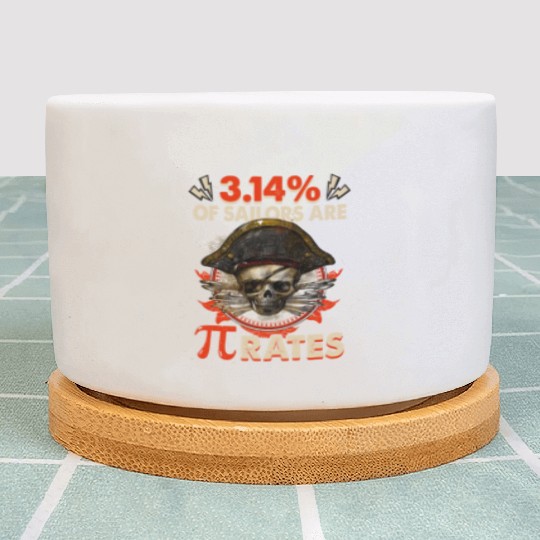 Pi Day Pirate 3 14 Math Geek Teacher Celebrate Plant Pots
