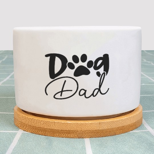 Dog Dad Dog Lover Plant Pots