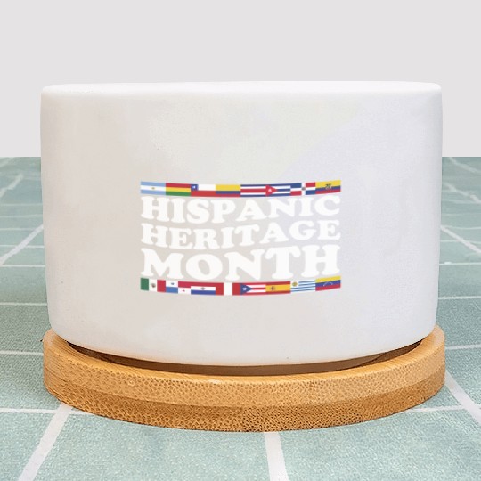 Hispanic Heritage Month Funny Hispanic Spanish Plant Pots