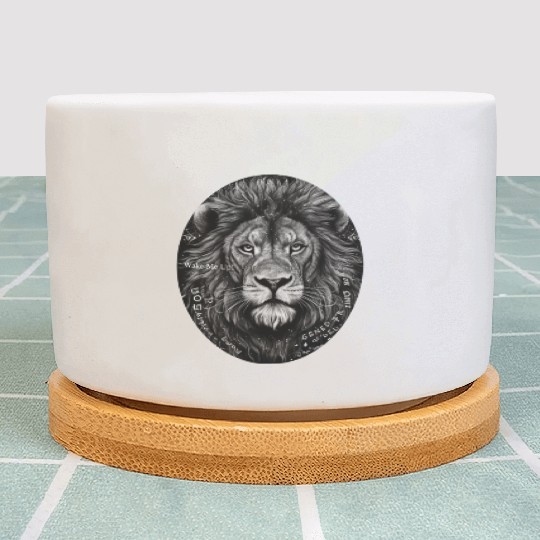 Lion wake up Plant Pots