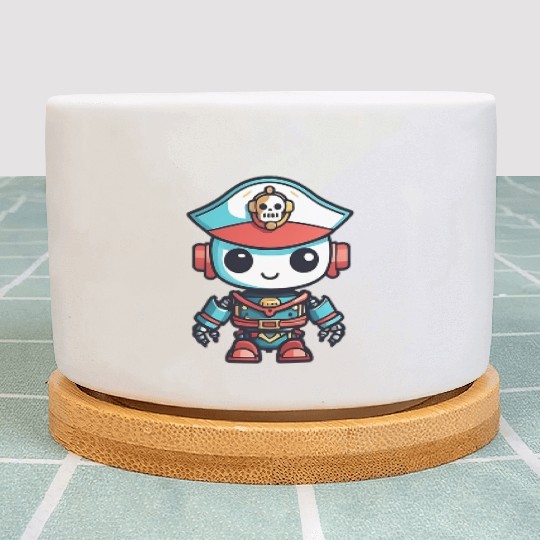 Pirate Robot Plant Pots