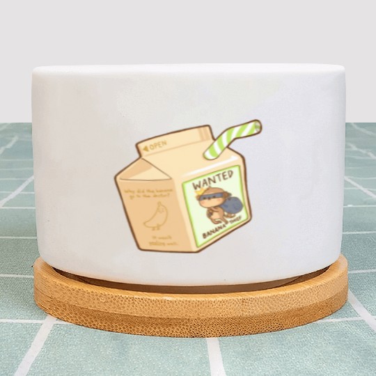 Monkey Banana Milk Plant Pots