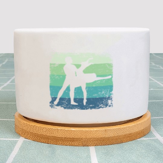 Ballet Dance Couple Vintage Ballerina Plant Pots