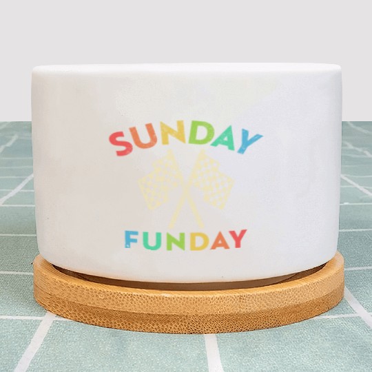 Sunday Funday Racing Plant Pots