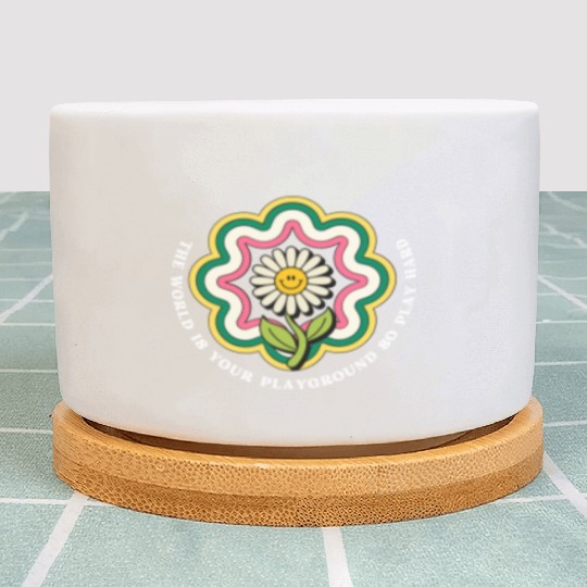 Flower Quote Playground Plant Pots