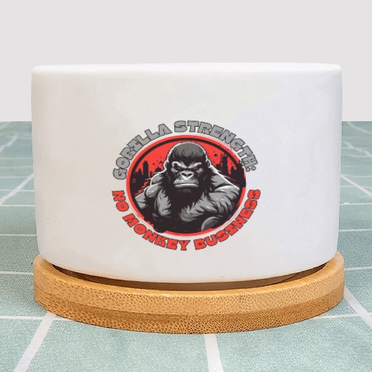 Gorilla Strength: No Monkey Business Plant Pots