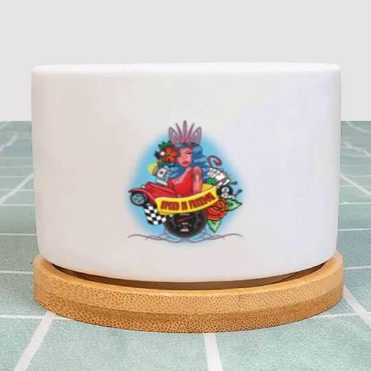 Pin up, Hot rod and Speedometer Plant Pots