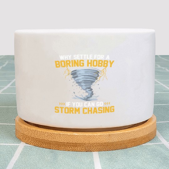 Storm Chaser gift idea | Tornado Meteorologists Plant Pots