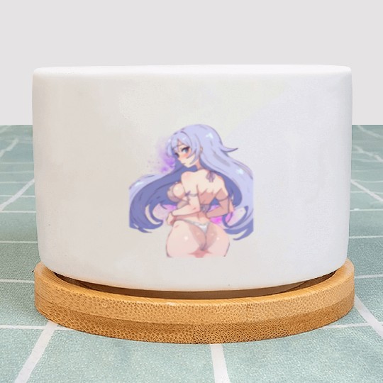 Waifu Material Embracing Anime, Manga Plant Pots