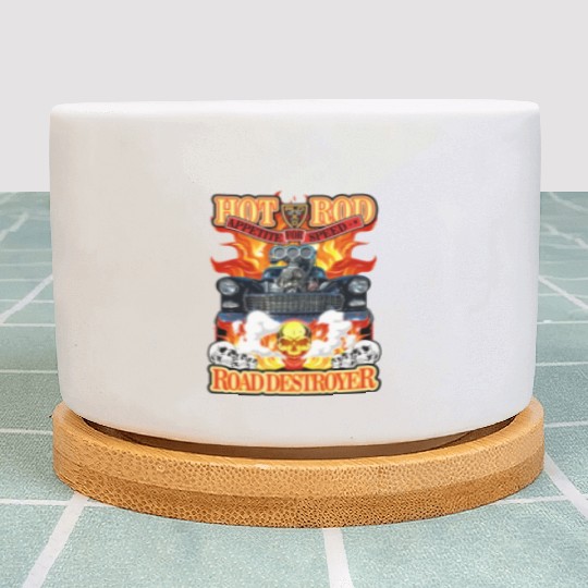 Hot Rod Road destroyer - Appetite for speed Plant Pots