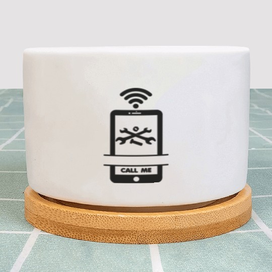 Call me the car mechanic Plant Pots