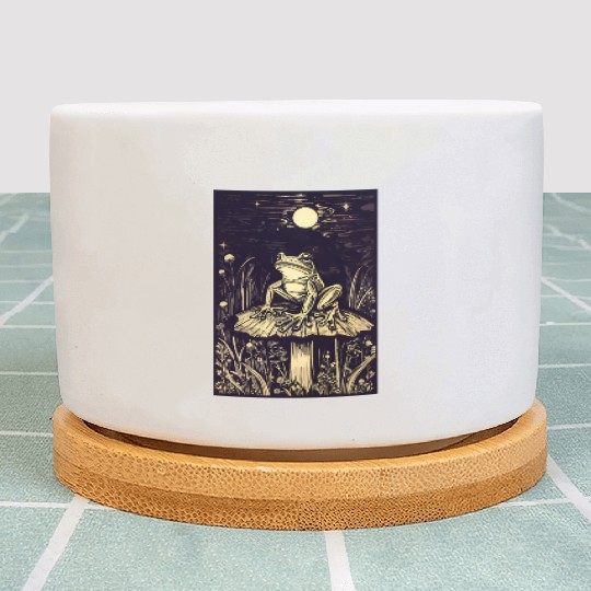 Starry night frog Plant Pots