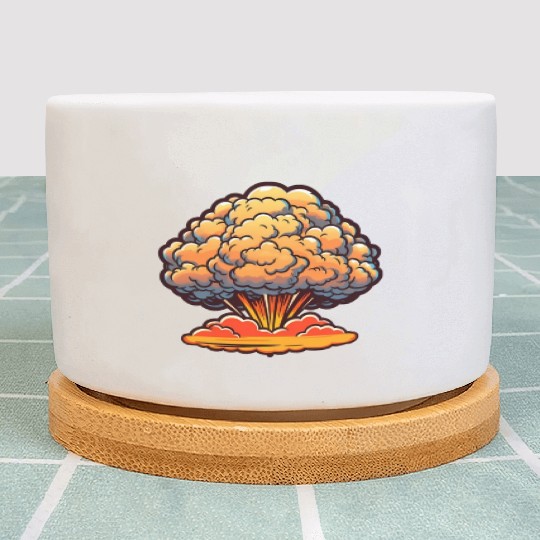 Explosion Fireworks Pyrotechnics Plant Pots