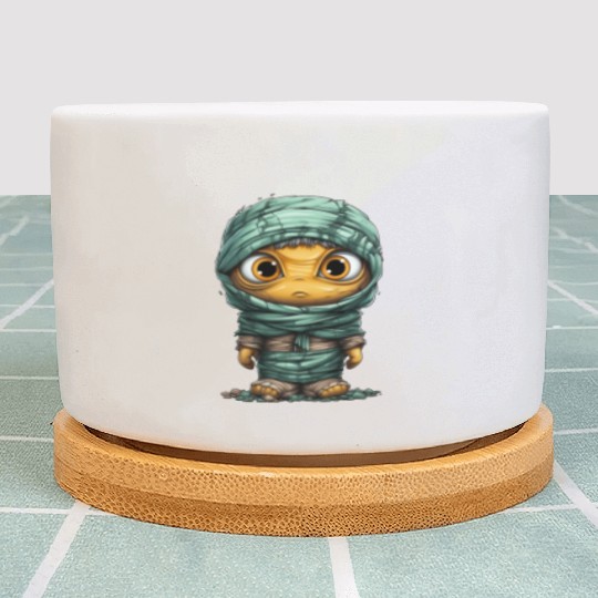 Halloween Spooky Cartoon Mummy Plant Pots