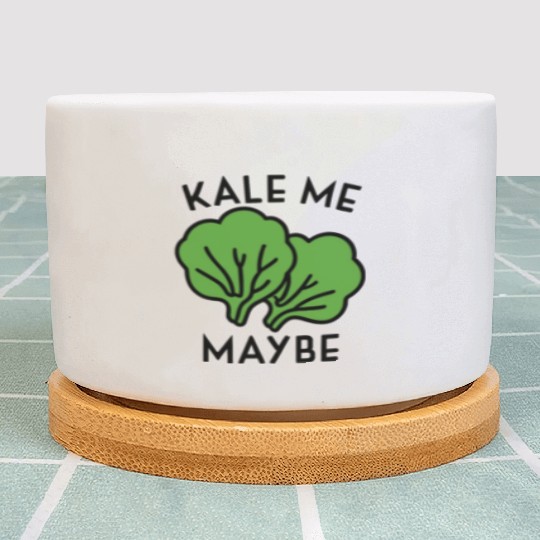 Funny Kale Socializing Plant Pots | Fun Dating Lifestyle