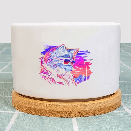 Midnight Synth Serenade Plant Pots