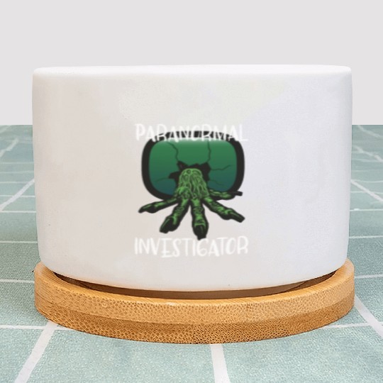 Ghost Hunting Paranormal Investigator Plant Pots