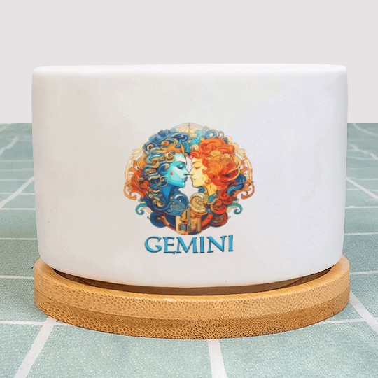 Embrace Your Gemini Identity: Gemini Zodiac Plant Pots