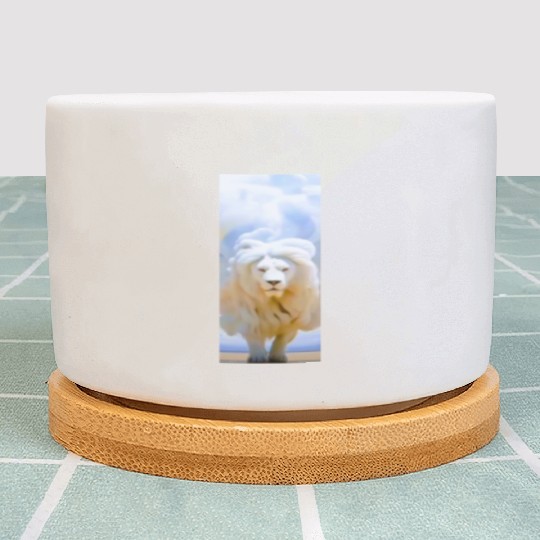 WHITE LION Plant Pots