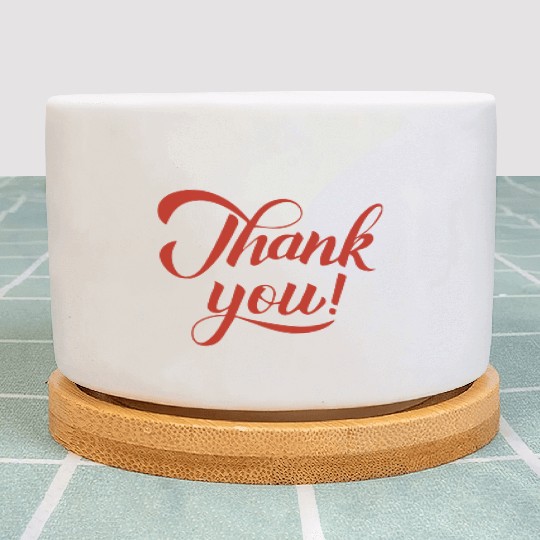 Thank You For Leaving Me Alone Graphic Design For Plant Pots