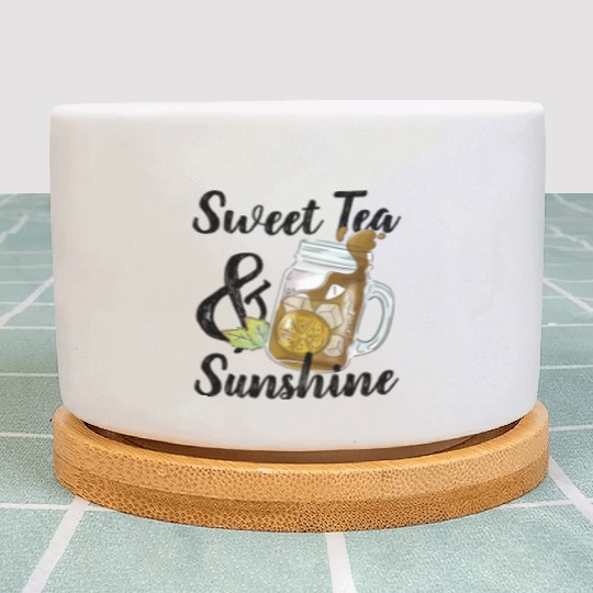 Sweet Tea And Sunshine Plant Pots