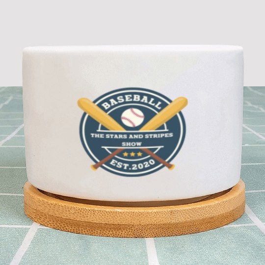 The stars and stripes shows Plant Pots