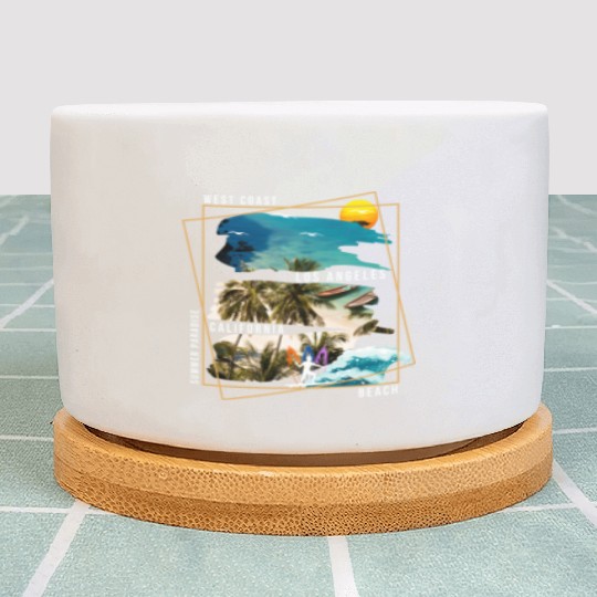 West Coast Los Angeles California Beach Plant Pots