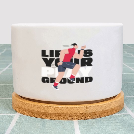 Life is Your Playground Parkour Plant Pots