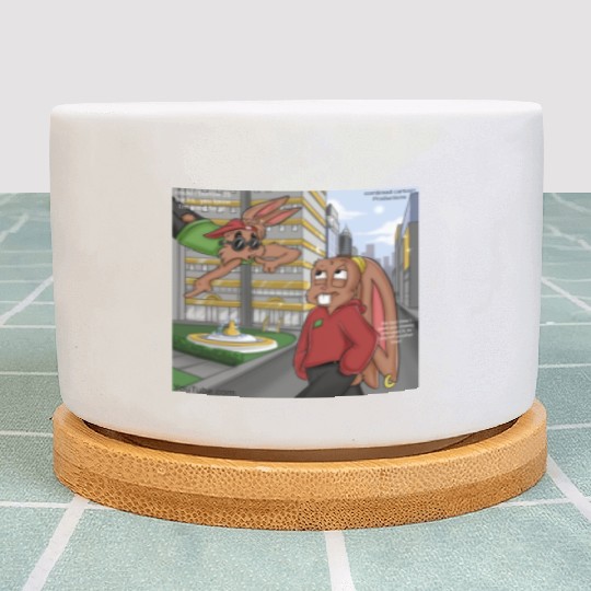 Eddie Cotton-tail Plant Pots