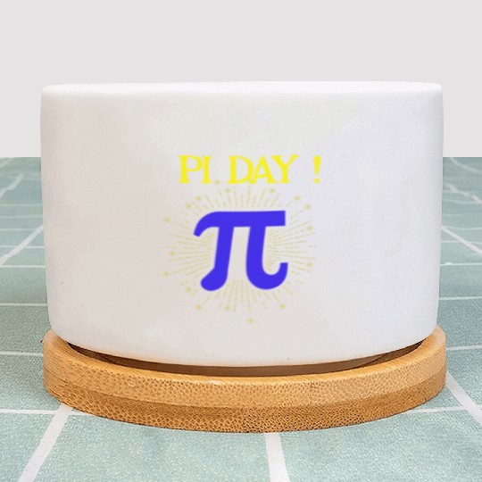 3.14 Math Teacher Pi National Day Plant Pots Geek Nerd