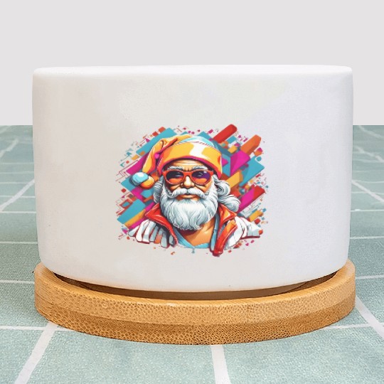 Y2K Santa Claus Plant Pots