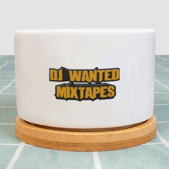 Popular Youtube Mixtape Dj Logo Plant Pots
