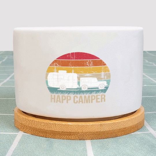 Happy Camper Plant Pots