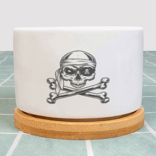 Pirate Skull Plant Pots