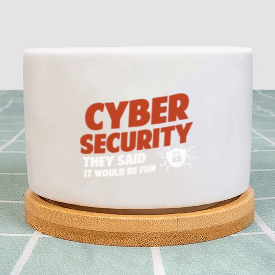 Cyber Security They Said It Would Be Fun Analyst Plant Pots
