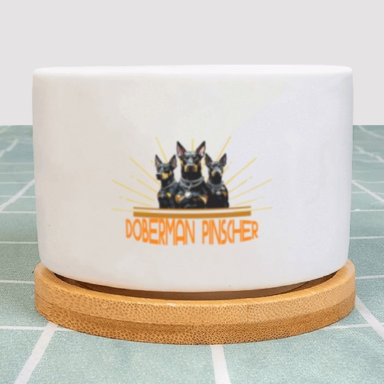 Doberman Pinscher my favorite friend Plant Pots