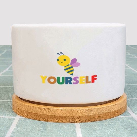 Bee Yourself Lesbeean Lesbian Plant Pots