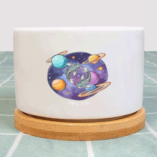 Pisces zodiac sign Plant Pots