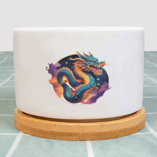 traditional Chinese dragon Plant Pots