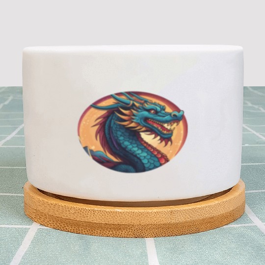 traditional Chinese dragon Plant Pots