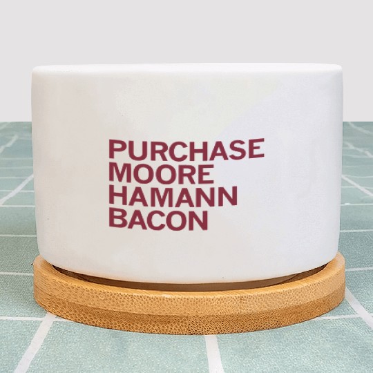 Purchase Moore Hamann Bacon Plant Pots lowa Players